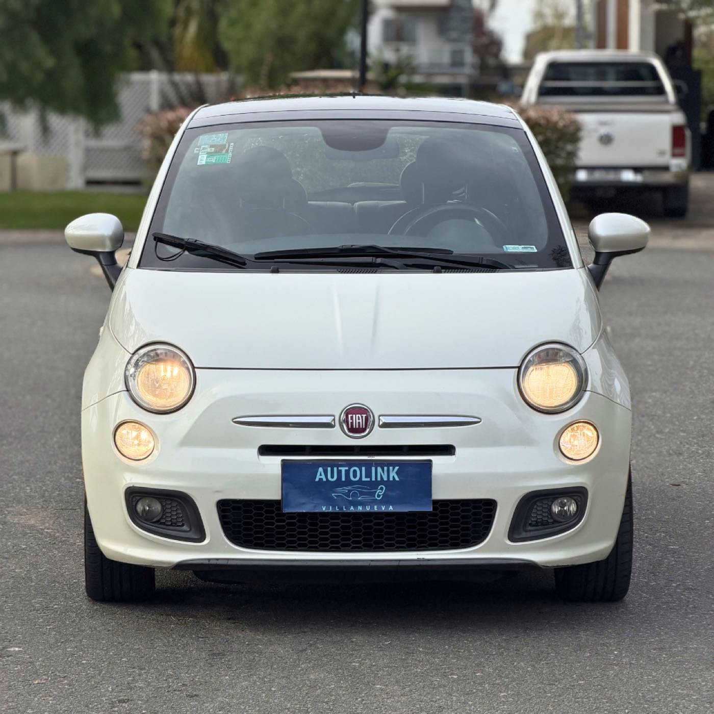 Fiat 500 Blanco, vista frontal